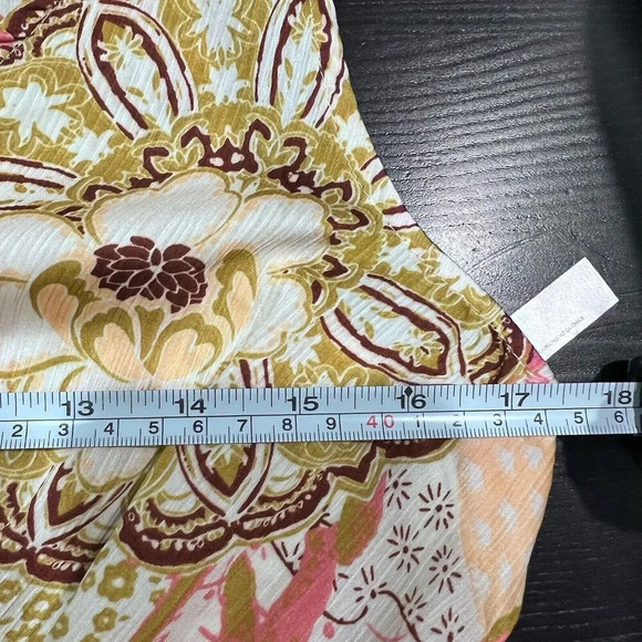 Free People Weekend In Montauk Floral Print Cropped Tank Top Size Small - Picture 13 of 14